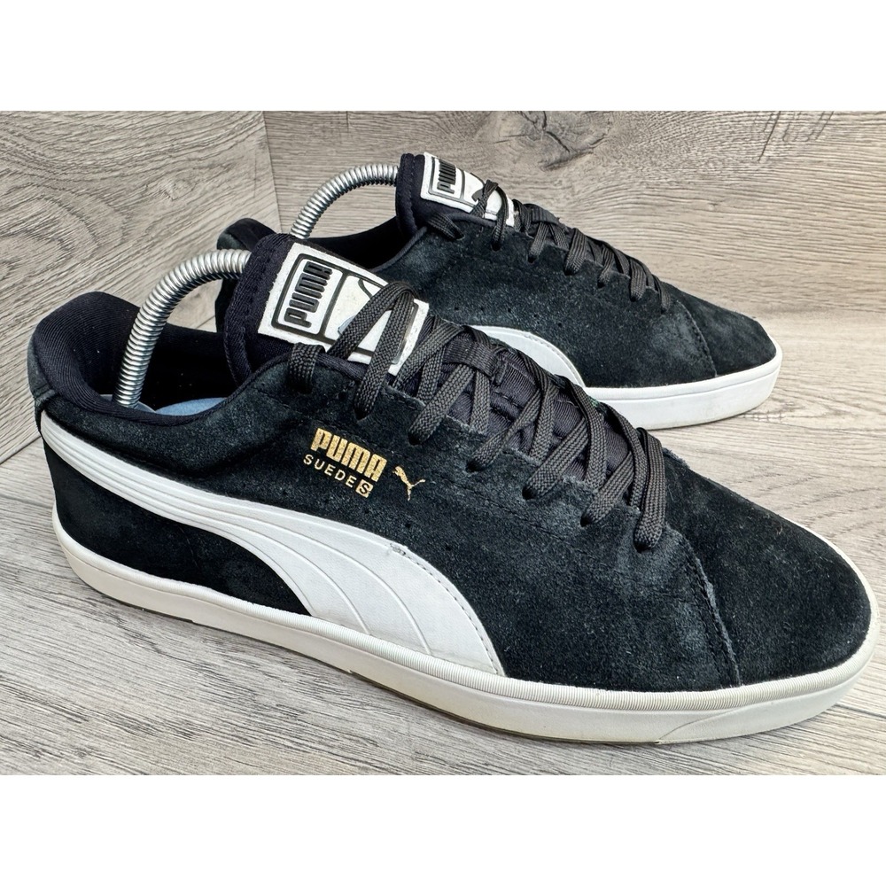 PUMA Smash V2 Black Suede 356414-03 Size 8.5 Men's Sneakers Shoes